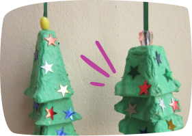 pokok-krismas-daripada-kotak-telur