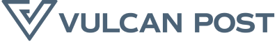 Vulcan Post logo, a media and news publication platform.