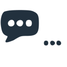 message icon white